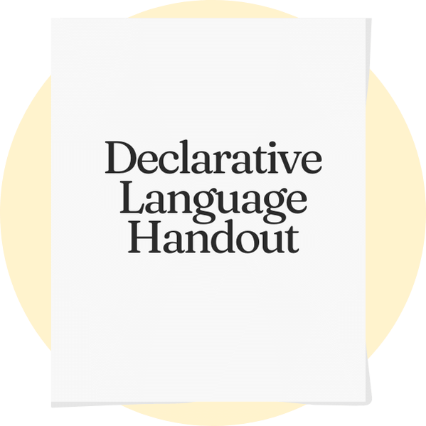 Declarative Language Handout Link